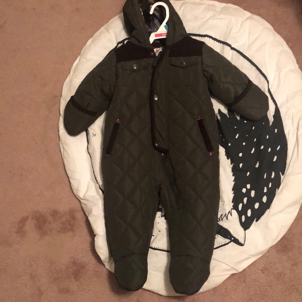 Infant boys snowsuit/onesie